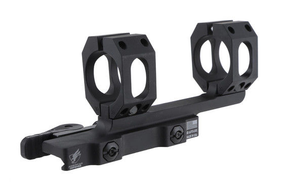 American Defense 30mm Recon quick detach scope mount is low profile for optics with 56mm objective lens